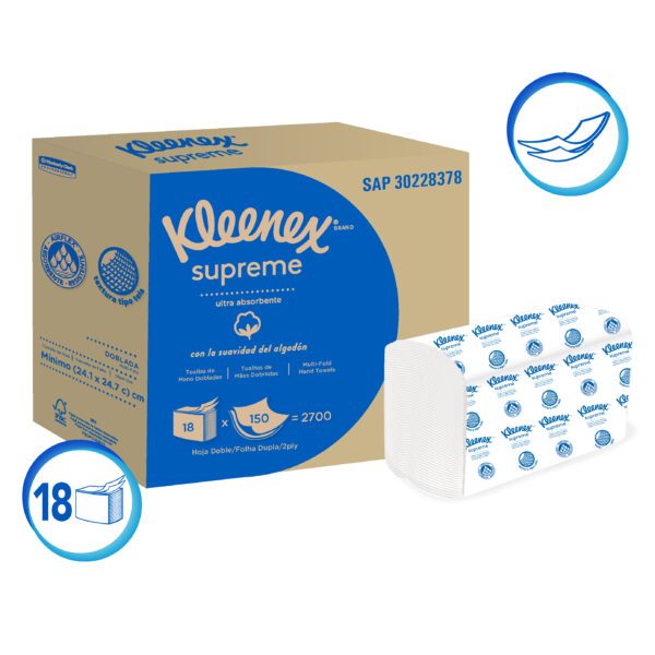 Kleenex Supreme Toalla 150 Hojas