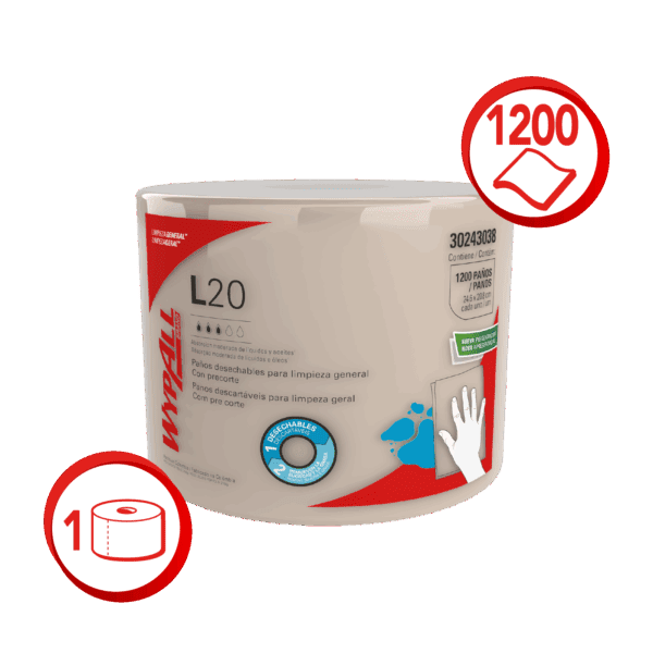 Wypall L20 Rollo Jumbo Natural