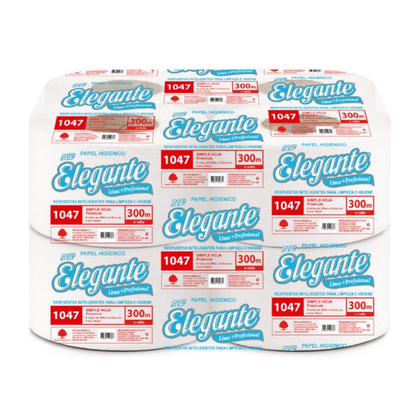 Papel Higiénico Elegante Cono Grande 8X300M