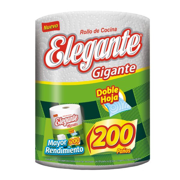 Bolsón Rollo Cocina Elegante 200 Paños 12Paq