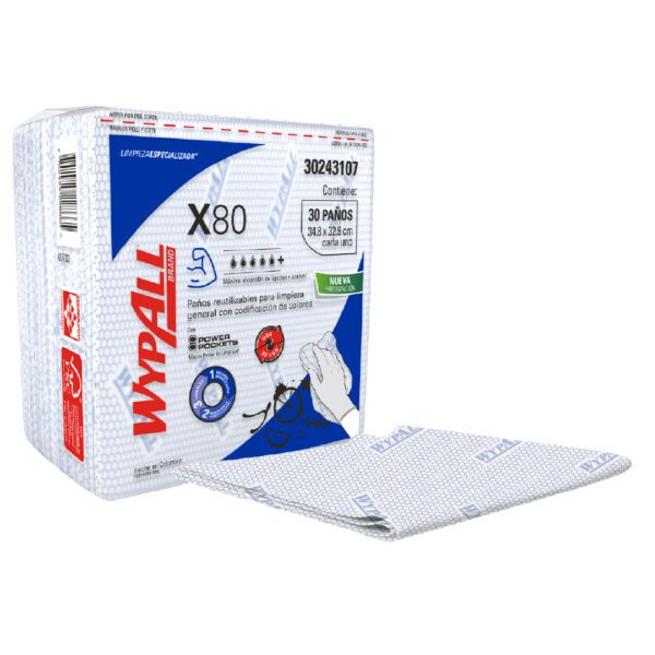 Wypall X80 Azul Doblados 30P
