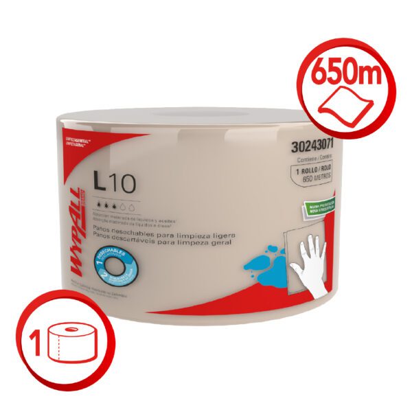 Wypall L10 Rollo Jumbo 650M