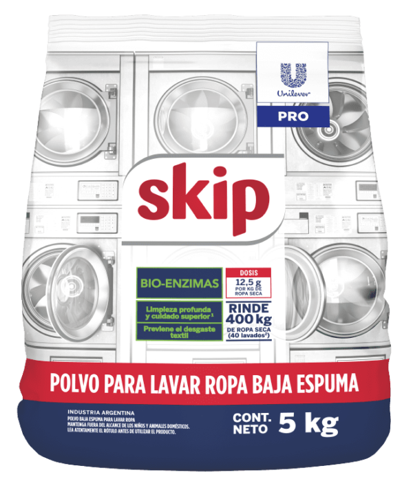 Jabón en polvo 5 kilos baja espuma