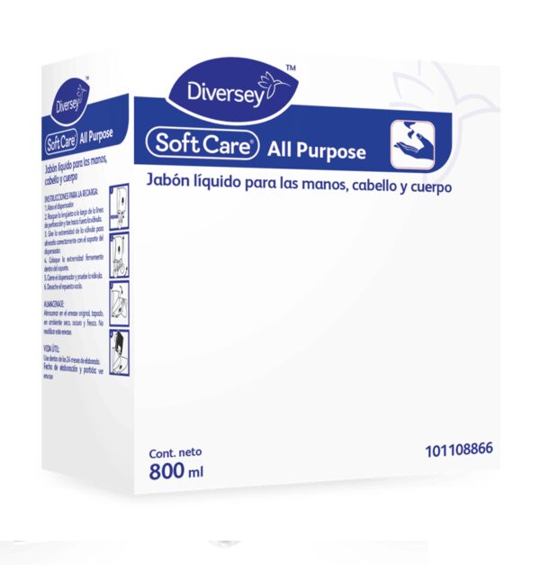 Soft Care Jabón Líquido Floral 800Ml
