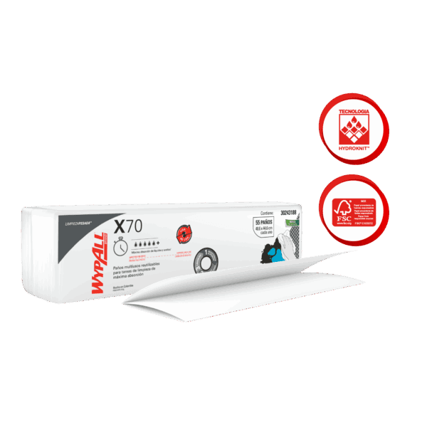 Wypall X70 Doble Ancho 55 Blancos