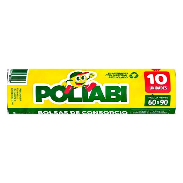Bolsas Poliabi Negras 60X90Cm 10U