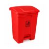Contenedor 60 Litros Tapa A Pedal Rojo